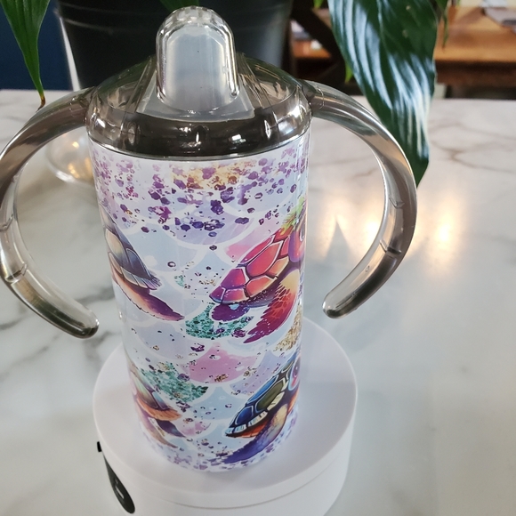 Baby Sea Turtle 12oz Sippy Cup with 2 lids - Picture 7 of 10